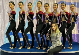 Лобненские гимнастки заняли второе место на соревнованиях Московской области