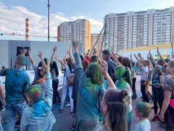 Фестиваль красок прошёл в Лобне 