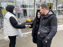 Волонтеры провели акцию  в Лобне