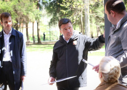 Андрей Воробьев обсудил с жителями Лобни планы по благоустройству