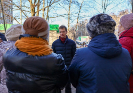 Глава Лобни встретился с жителями улиц Ленина и Мирной