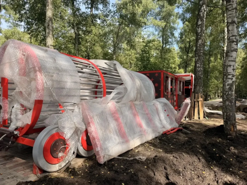 Игровой комплекс в виде поезда установят в микрорайоне Депо Лобни