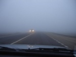 Лобненцы, будьте осторожны, на дорогах плохая видимость из-за тумана