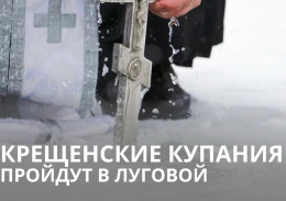 Крещенские купания для жителей Лобни пройдут в микрорайоне Луговая