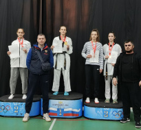 Тхэквондистки из Лобни завоевали медали на Чемпионате Московской области
