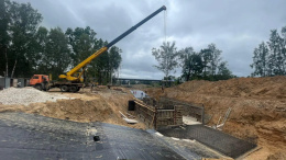 В Лобне строят подземный переход на Рогачевском шоссе