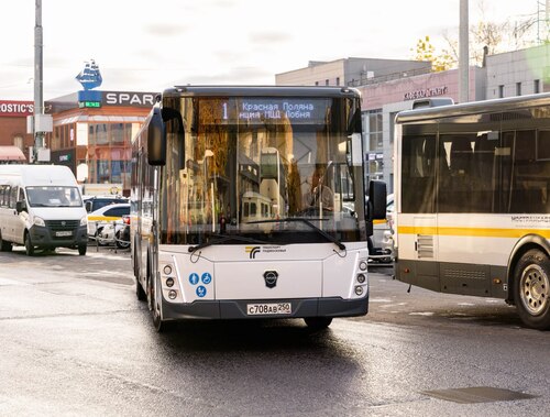 Четыре новых автобуса ЛиАЗ вышли на маршруты Лобни