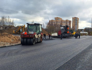 На Северном подъезде к Лобне завершили работы по асфальтированию На Северном подъезде к Лобне завершили работы по асфальтированию