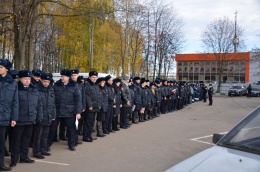 В Лобне в ОМВД России по г.о. Лобня прошел строевой смотр личного состава