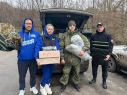 Добровольцы из Лобни отвезли партию помощи на Донбасс