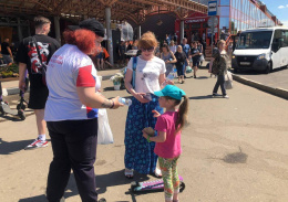 Организована бесплатная выдача воды