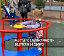 Работы по комплексному благоустройству дворовых территорий в Лобне идут одновременно на 14 площадках