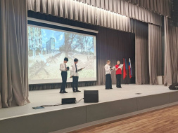 Лобненские юноармейцы провели урок мужества для школьников