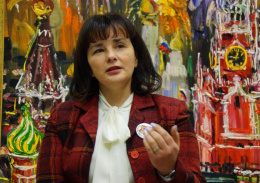 Героиня Лобни – художница Ольга Симонова