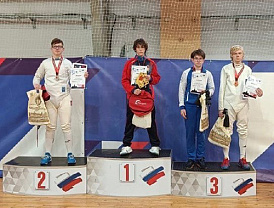 Спортсмен из Лобни завоевал бронзу на «Тульском турнире» по фехтованию