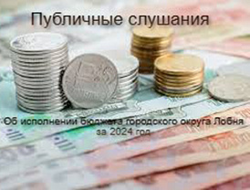 Публичные слушания по вопросу «Об исполнении бюджета городского округа Лобня за 2024 год»