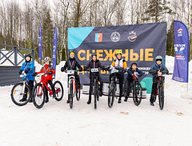 «Снежные дюны»: в Лобне прошла традиционная велогонка
