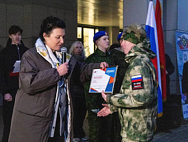 В лобненской школе №6 открылось военно-патриотическое объединение «Лобненский рубеж»