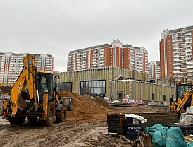 Новый ФОК с бассейном в Лобне готов на три четверти