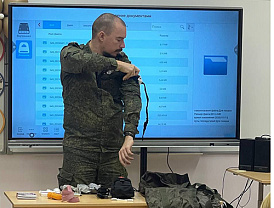 Ветеран СВО провел урок мужества в лобненской школе №10