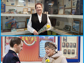 Полицейские Лобни поздравили прекрасную половину коллектива с Международным женским днём