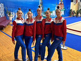 Лобненские гимнастки завоевали золото на Всероссийских соревнованиях «Есенинская осень»