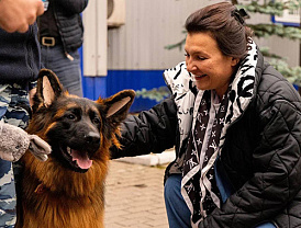 Кинологическая служба полиции Лобни пополнилась новым сотрудником