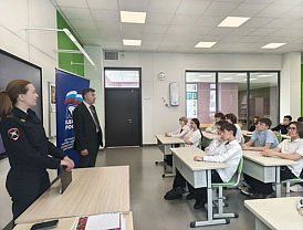 В лицее «Авиатика» прошёл семинар, посвящённый безопасности использования питбайков подростками