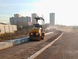На Северном подъезде к Лобне началось строительство тротуаров