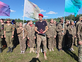 Юнармейцы Лобни приняли участие в военно-патриотических сборах