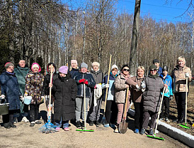 В Лобне прошел городской субботник