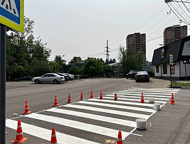 В Лобне обновили более 5 км дорожной разметки