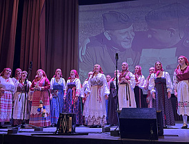 В Лобне прошел концерт народной музыки в честь Дня Победы