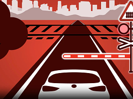 Администрация городского округа Лобня напоминает о безопасности на железнодорожных переездах