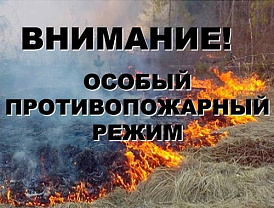 Внимание! Особый противопожарный режим! 