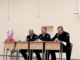 В Лобне участковые уполномоченные полиции отчитались о проделанной работе за 2025 год 